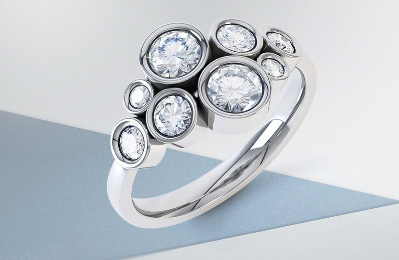 Jewelry Photo Editing, CAD Design & 3D Rendering